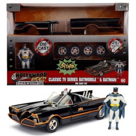 Batman Batmobile 1:24 Hollywood Rides 1966 Armable